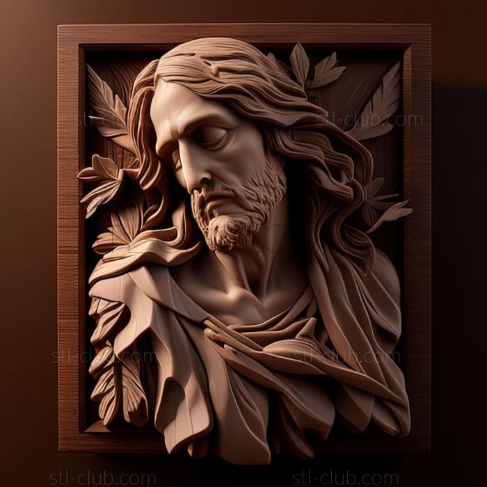 3D model st jesus (STL)